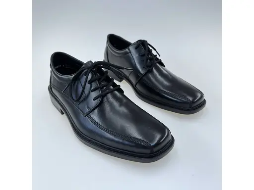 Čierne trendy poltopánky Rieker B0812-00
