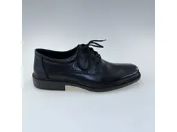 Čierne trendy poltopánky Rieker B0812-00